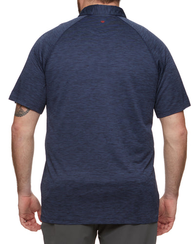 SPRINGFIELD TEXTURED PERFORMANCE POLO BIG & TALL