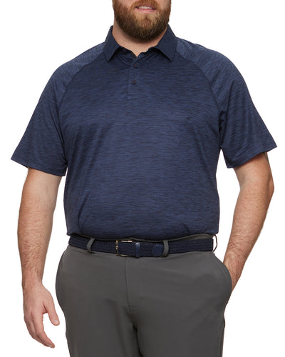 SPRINGFIELD TEXTURED PERFORMANCE POLO BIG & TALL