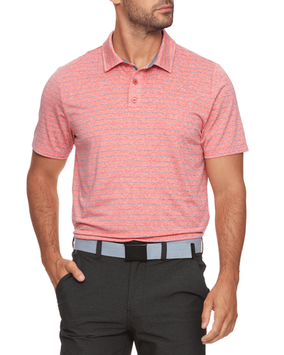 WILMINGTON STRIPED PERFORMANCE POLO