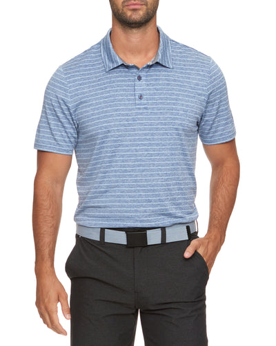 WILMINGTON STRIPED PERFORMANCE POLO