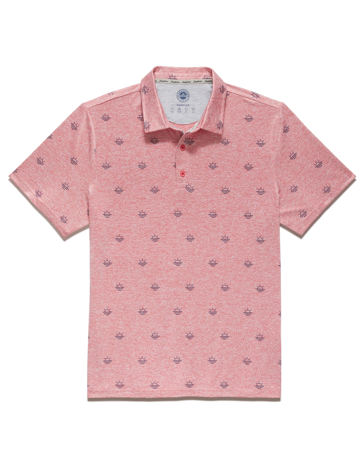 LUBBOCK SUN PRINT PERFORMANCE POLO (FINAL SALE)