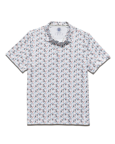 AFTON CACTUS PRINT PERFORMANCE POLO (FINAL SALE)