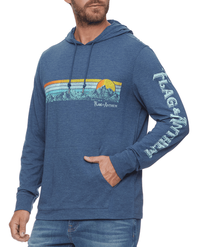 MOUNTAIN PANORAMA SUNSET HOODIE