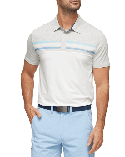SHIELD BLOCKED PERFORMANCE POLO (FINAL SALE)