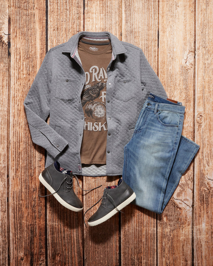ALLOWAY QUILTED SHIRT JACKET
