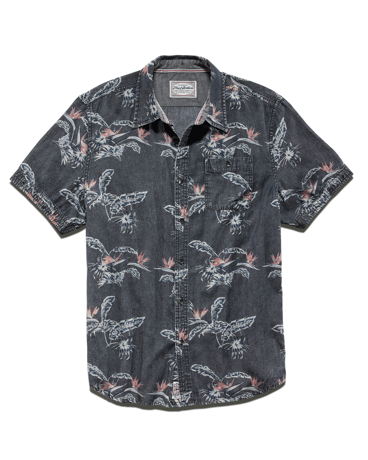 PINECREST PALM PRINT SHIRT
