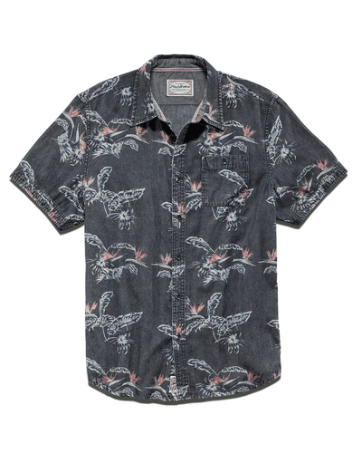 PINECREST PALM PRINT SHIRT