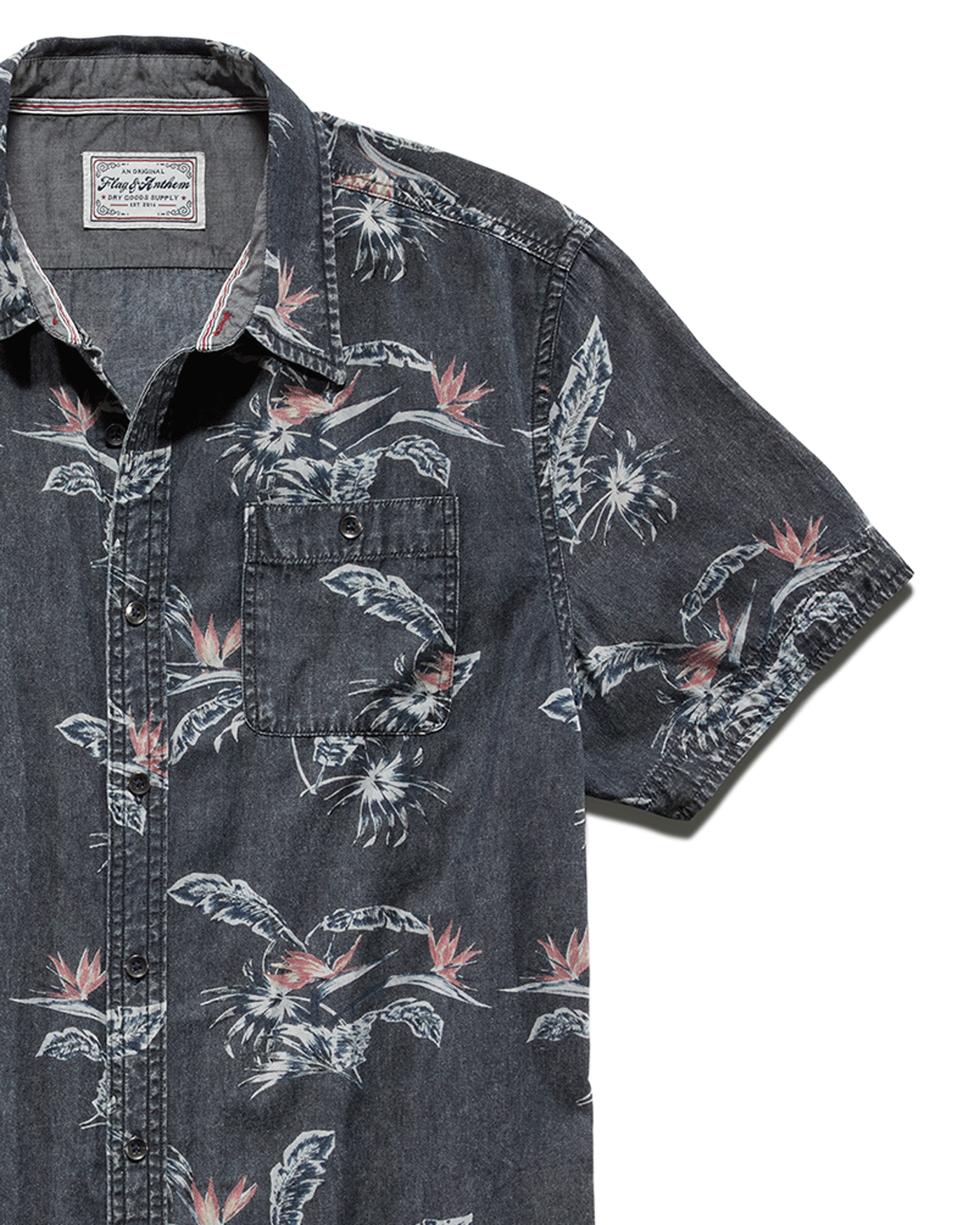 PINECREST PALM PRINT SHIRT
