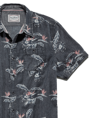 PINECREST PALM PRINT SHIRT