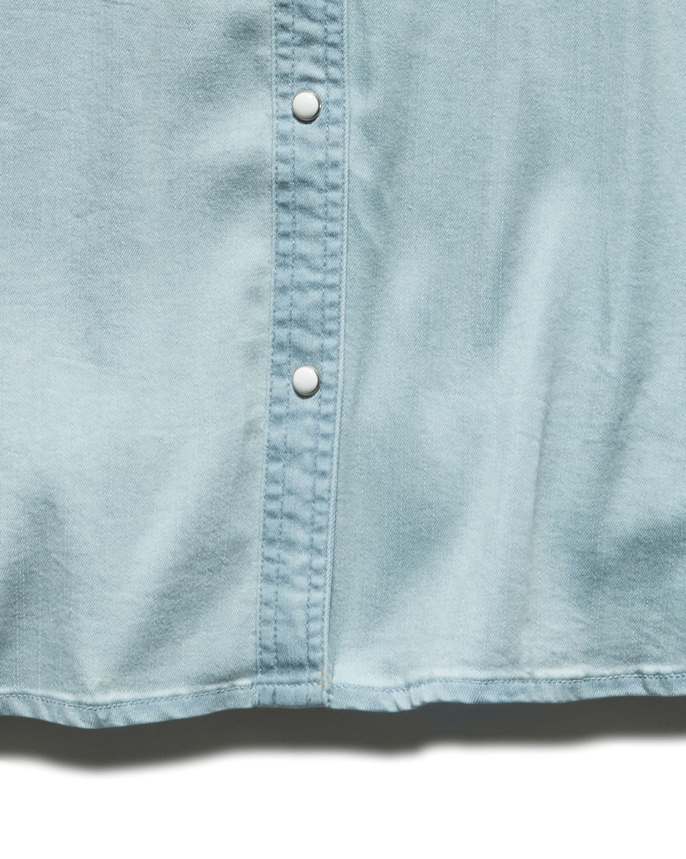 CELINA STITCH DETAIL CHAMBRAY SHIRT