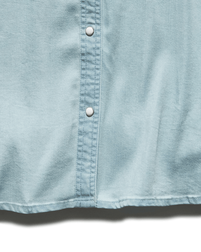 CELINA STITCH DETAIL CHAMBRAY SHIRT