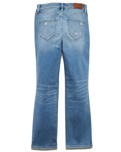 CHAMPAIGN HIGH RISE DISTRESSED STRAIGHT JEAN