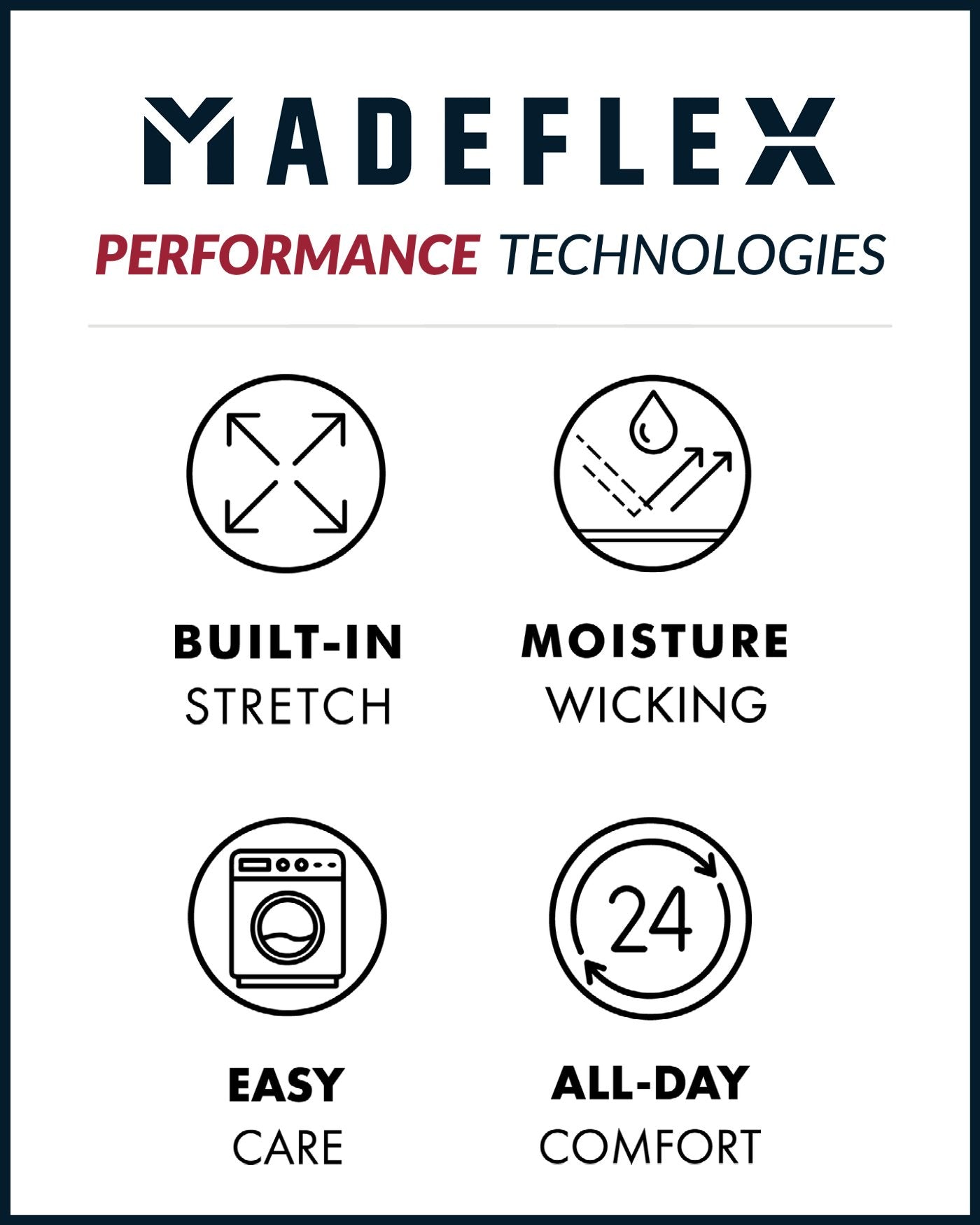 MADEFLEX DUAL-KNIT PERFORMANCE HOODIE
