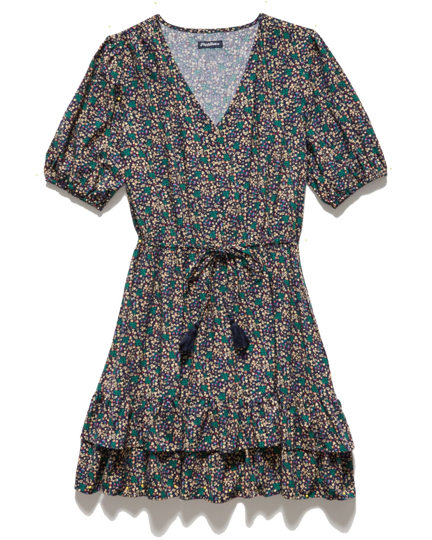 BRISTOL FLORAL PEASANT DRESS