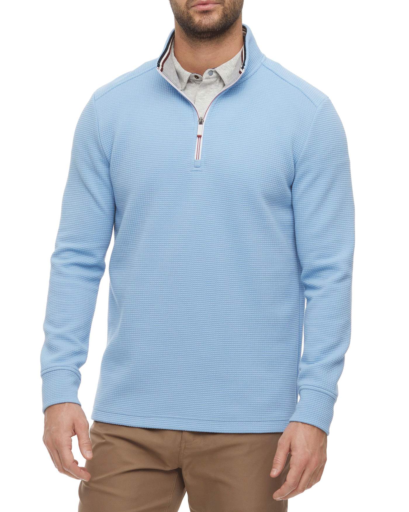 WARREN 1/4-ZIP MOCK NECK PULLOVER