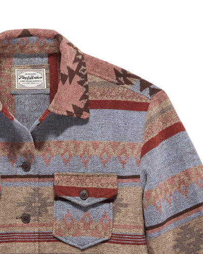 GLENDALE SOUTHWESTERN PRINT SHIRT JACKET