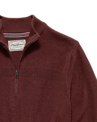 HENRYVILLE 1/4-ZIP PULLOVER SWEATER
