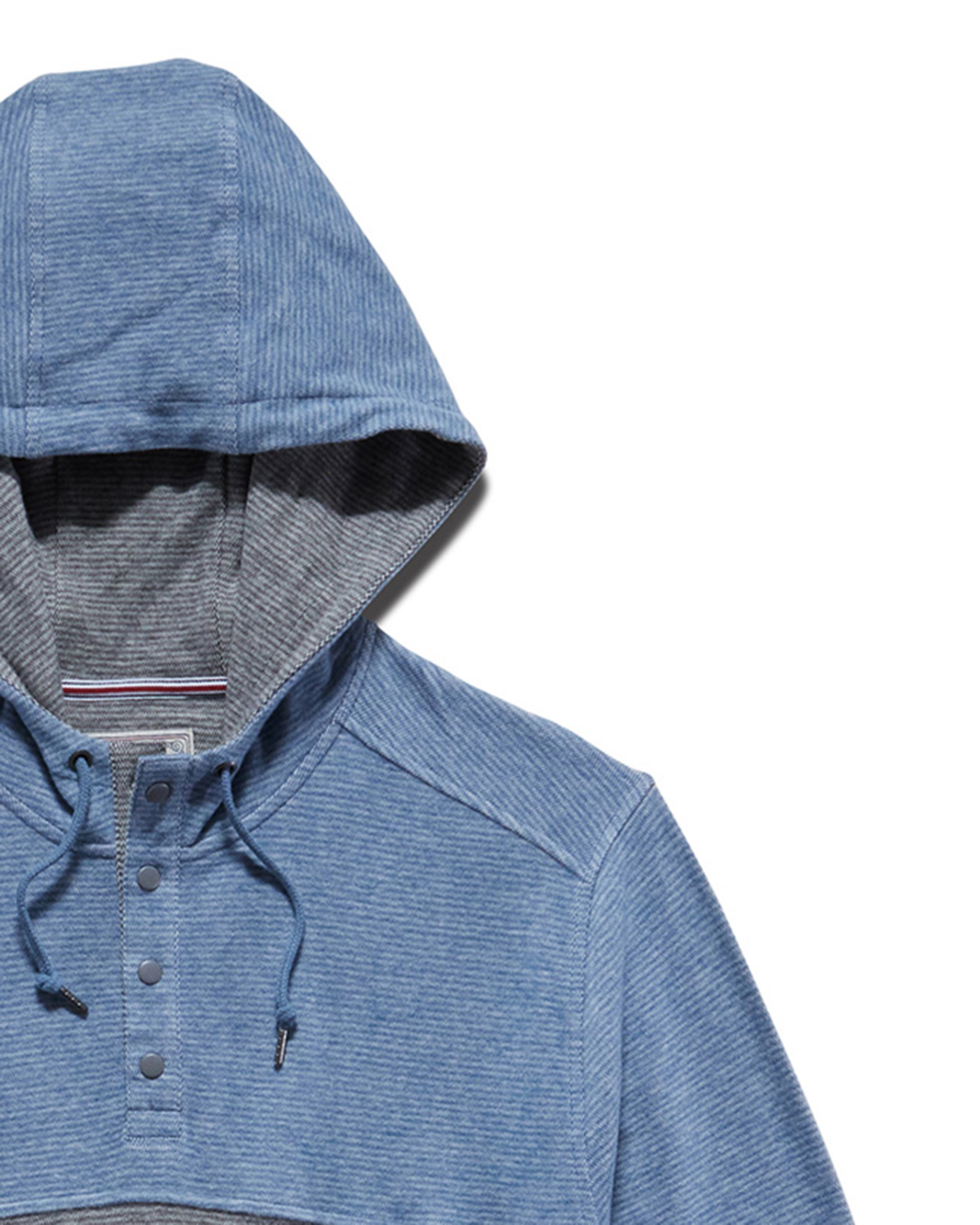 HIGHFILL SUPER-SOFT COLORBLOCK HOODED HENLEY
