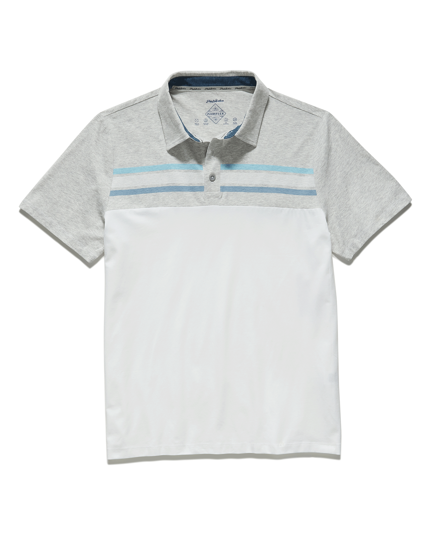SHIELD BLOCKED PERFORMANCE POLO (FINAL SALE)