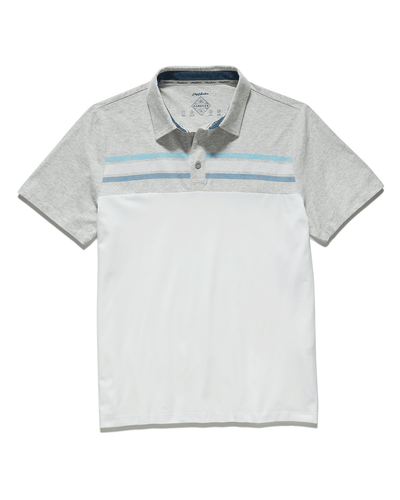 SHIELD BLOCKED PERFORMANCE POLO (FINAL SALE)