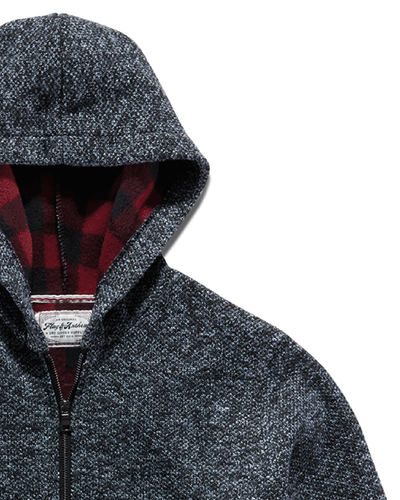 RHINELAND FULL-ZIP FLEECE-LINED HOODED SWEATER