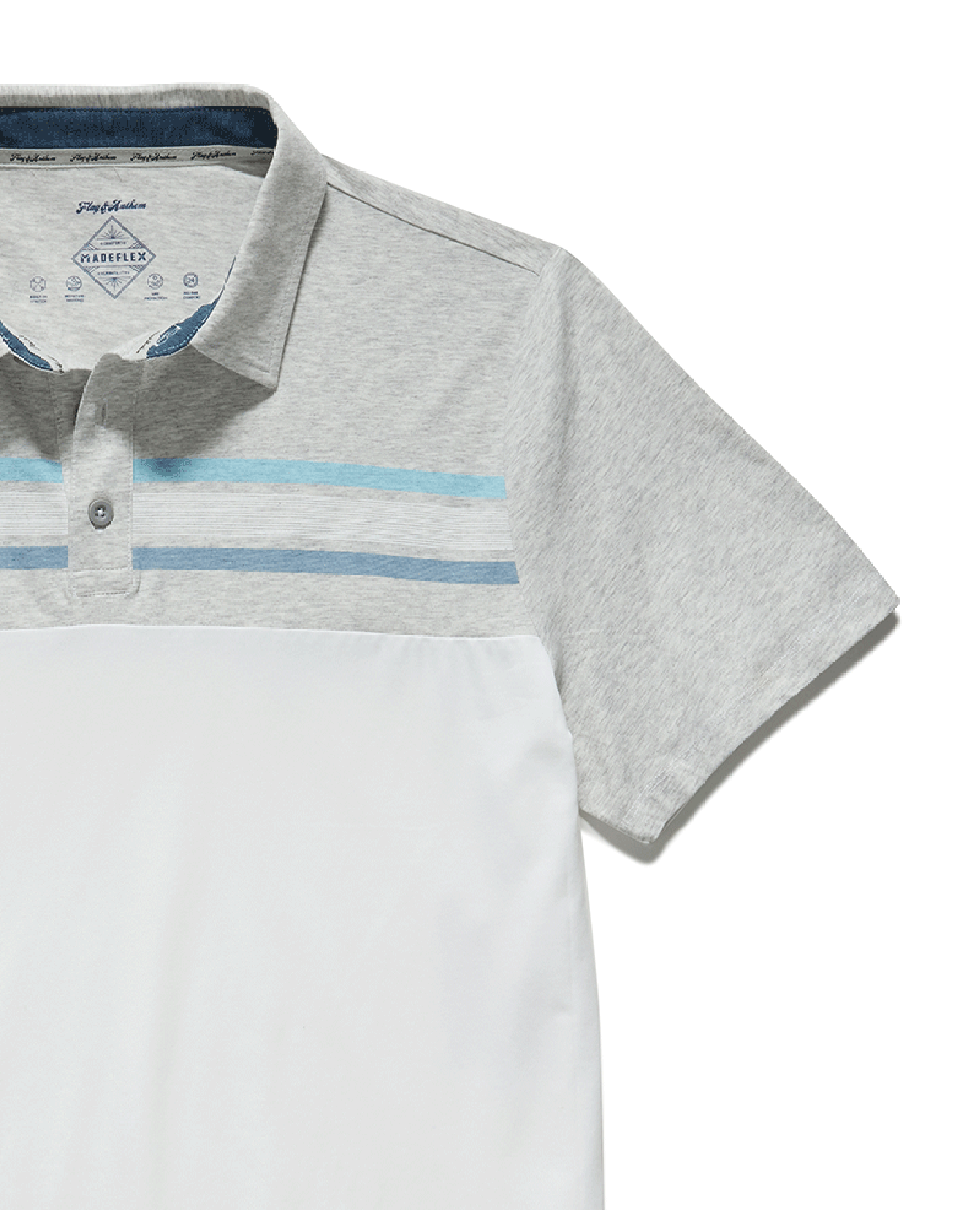 SHIELD BLOCKED PERFORMANCE POLO (FINAL SALE)