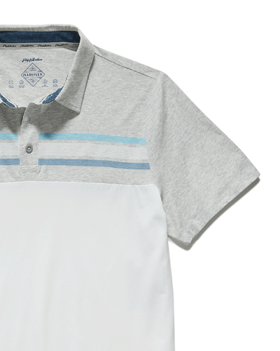 SHIELD BLOCKED PERFORMANCE POLO (FINAL SALE)